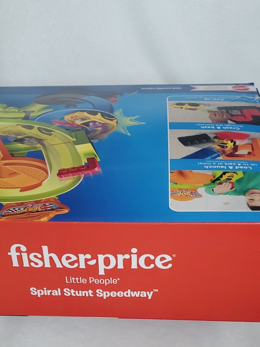 NEW! Little People Hot Wheels Spiral Stunt Speedway Race Track *girls & boys - Picture 13 of 14